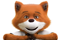Car Fox Leaning